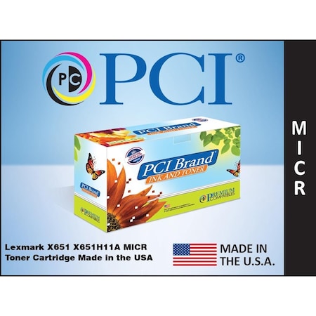 Pci Pci Lexmark X651 X651H11A Micr Toner 25K X651H11AM-PCI